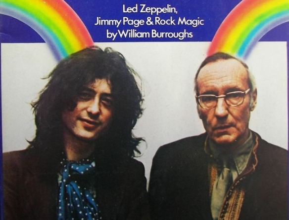 Jimmy Page and William S. Burroughs, from the cover of Crawdaddy, June 1975
